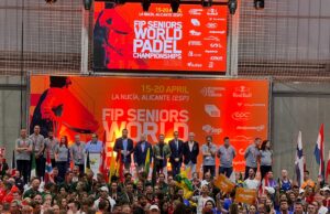 Luigi Carraro: «Gracias a vosotros el pádel se ha convertido en uno de los deportes más importantes del mundo» FIP Seniors World Padel Championships