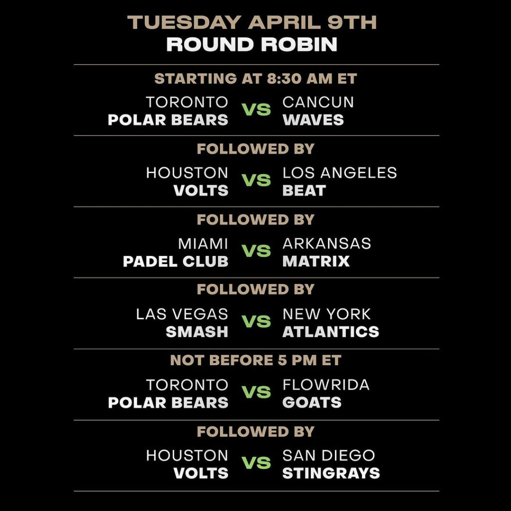 Horarios del PPL Miami Event 2