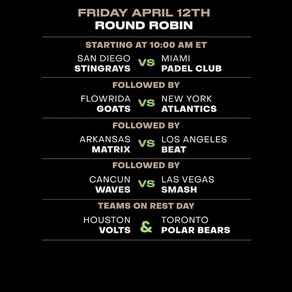 Horarios del PPL Miami Event 2
