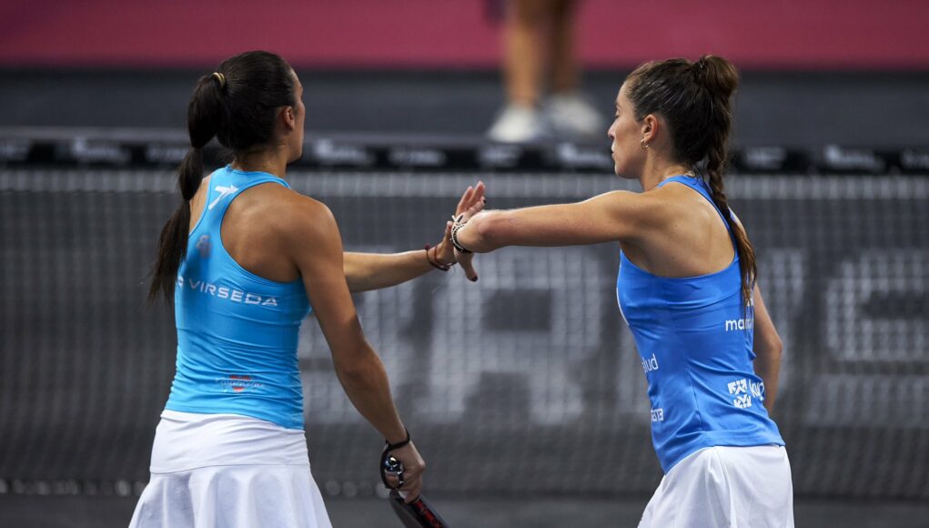 GL3Emx8XkAAogTZ Marta Ortega y Vero Virseda avanzan a los octavos de final del Brussels Premier Padel P2