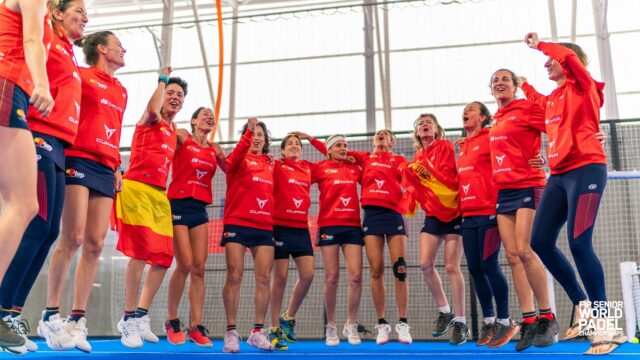 La selección femenina de España se proclama campeona del Mundial de Pádel de Veteranos La selección femenina de España se proclama campeona del Mundial de Pádel de Veteranos