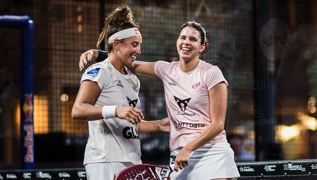 delfibeacampeonasbruselas Segundo título consecutivo para Delfi Brea y Bea González