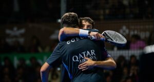 Tapia y Coello salvan dos pelotas de partido y serán los rivales de Chingotto y Galán en la final del P2 de Asunción