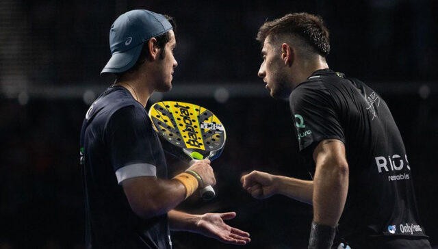 Paquito Navarro y Juan Lebrón se despiden del Mar del Plata Premier Padel P1 en los octavos de final