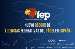 La Federación Española de Pádel registra un nuevo récord de licencias