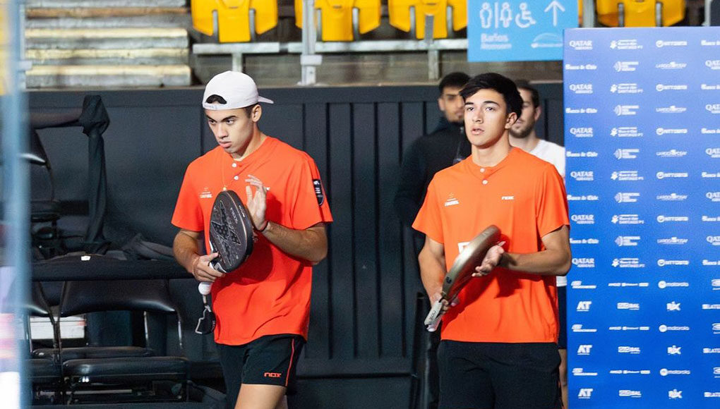 libaakaugsburgerchile Libaak y Augsburger ya están en los dieciseisavos de final del Santiago Premier Padel P1