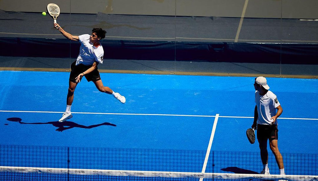 libaakaugsburgerprevia Tino Libaak y Leo Augsburger superan otra previa y estarán en el cuadro final del Asunción Premier Padel P2