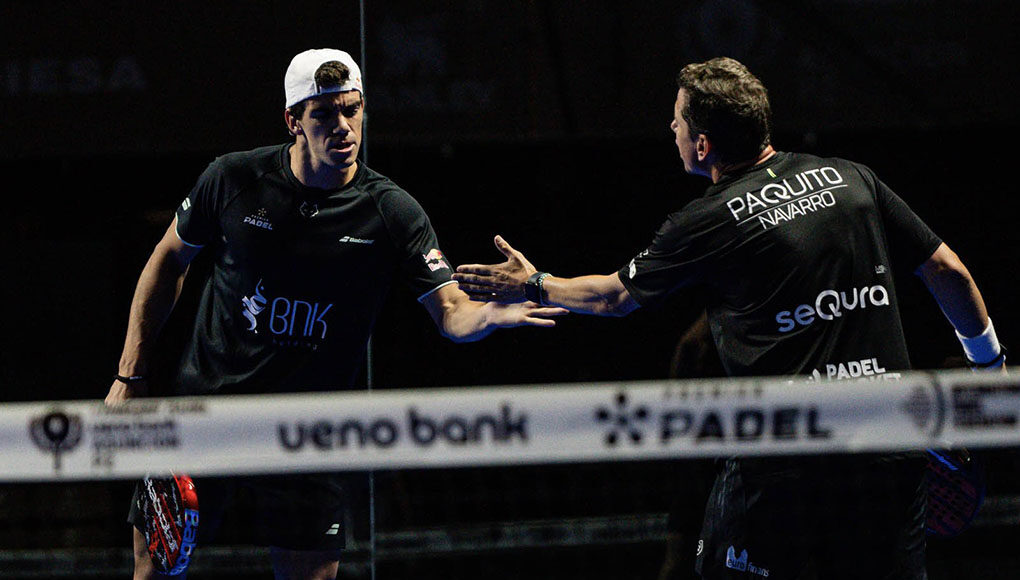 Paquito Navarro y Juan Lebrón se reponen y disputarán los cuartos de final en el Asunción Premier Padel P2