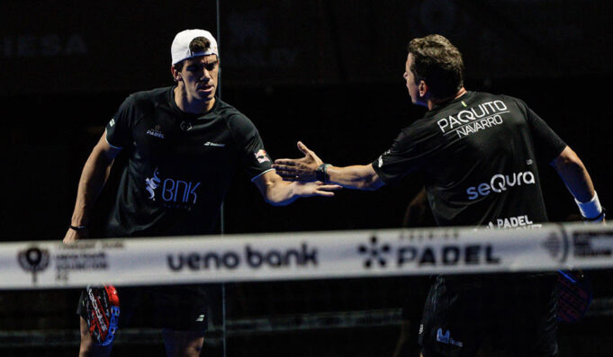 Paquito Navarro y Juan Lebrón se reponen y disputarán los cuartos de final en el Asunción Premier Padel P2