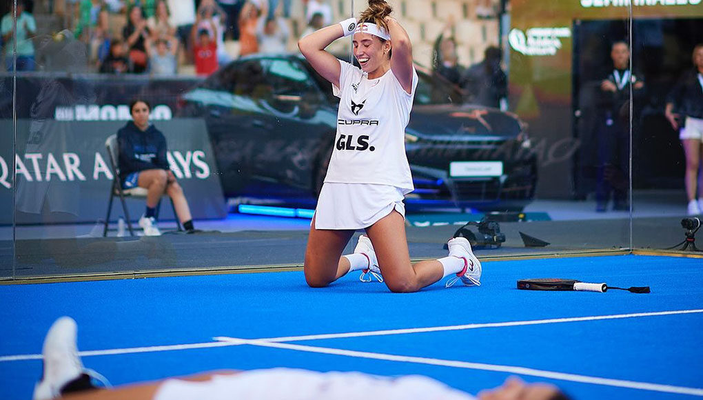 remontadadelfibea Delfi Brea y Bea González disputarán la final en Sevilla tras levantar un 5-0 en el tercer set