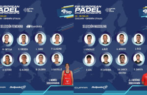 Convocatoria de España para el Campeonato de Europa de Pádel
