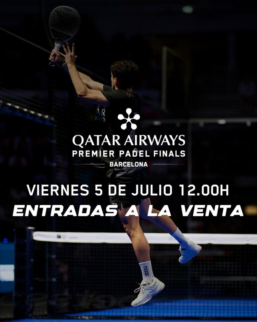 Las entradas del Qatar Airways Premier Padel Tour Finals saldrán a la venta el 5 de julio