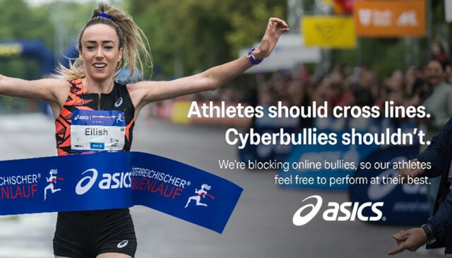 ASICS se compromete a proteger el bienestar mental de sus atletas contra el ciberacoso ASICS se compromete a proteger el bienestar mental de sus atletas contra el ciberacoso