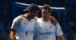 Paquito Navarro y Juan Lebrón se resisten a despedirse y ya están en las semifinales del Málaga Premier Padel P1