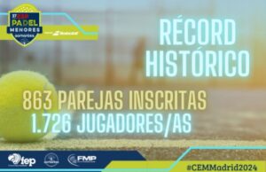 Récord histórico de inscripciones en el Campeonato de España de Menores 2024 Récord histórico de inscripciones en el Campeonato de España de Menores 2024