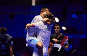 Fernando Belasteguín y Juan Tello se despiden de Madrid a las primeras de cambio Fernando Belasteguín y Juan Tello se despiden de Madrid a las primeras de cambio