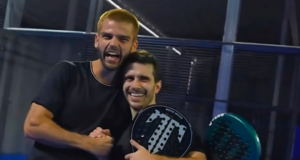 Javi Garrido y Lucas Bergamini