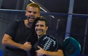 Javi Garrido y Lucas Bergamini
