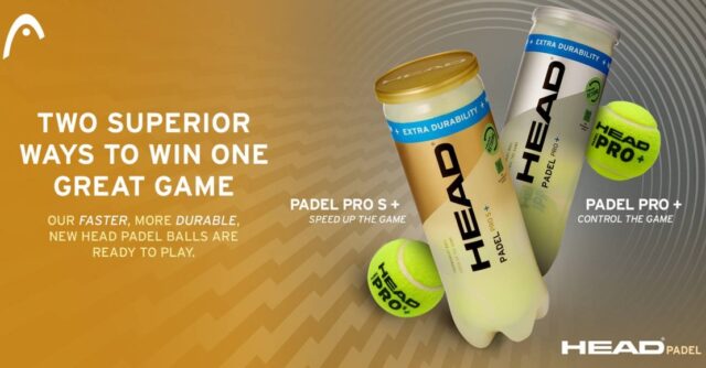HEAD pesenta sus nuevas pelotas más rápidas y duraderas: HEAD PADEL PRO + y HEAD PADEL PRO S + HEAD PADEL PRO