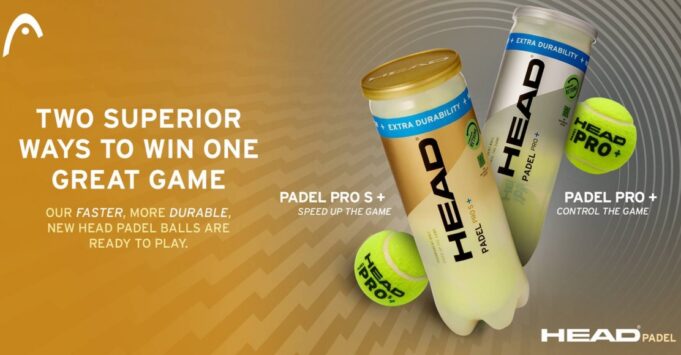 HEAD pesenta sus nuevas pelotas más rápidas y duraderas: HEAD PADEL PRO + y HEAD PADEL PRO S + HEAD PADEL PRO