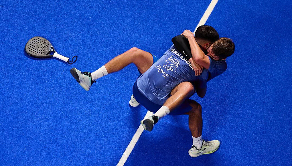 jofrehernandez Íñigo Jofre y Luis Hernández dan la sorpresa al eliminar a Álex Ruiz y Javi Garrido en el Madrid Premier Padel P1