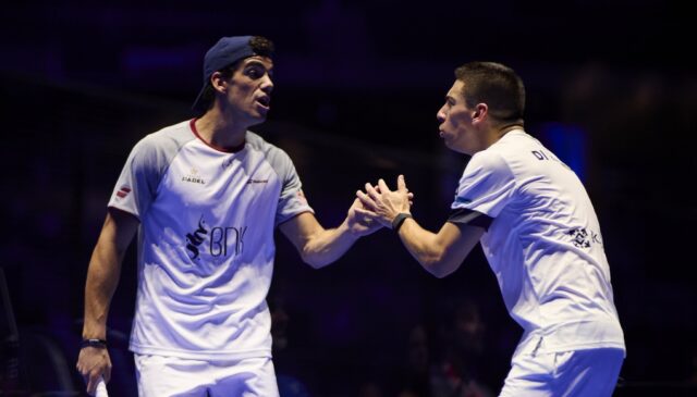 Di Nenno y Lebrón siguen imbatidos y se citan en las semifinales del P1 de Madrid con los número uno Di Nenno y Lebrón siguen imbatidos y se citan en las semifinales del P1 de Madrid con los número uno