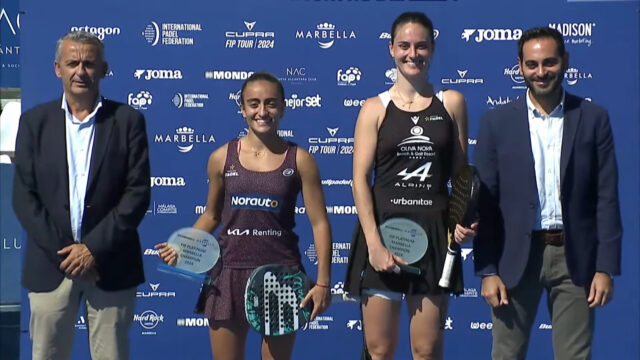 Tamara Icardo y Claudia Jensen se proclaman campeonas del FIP Platinum Marbella Tamara Icardo y Claudia Jensen se proclaman campeonas del FIP Platinum Marbella