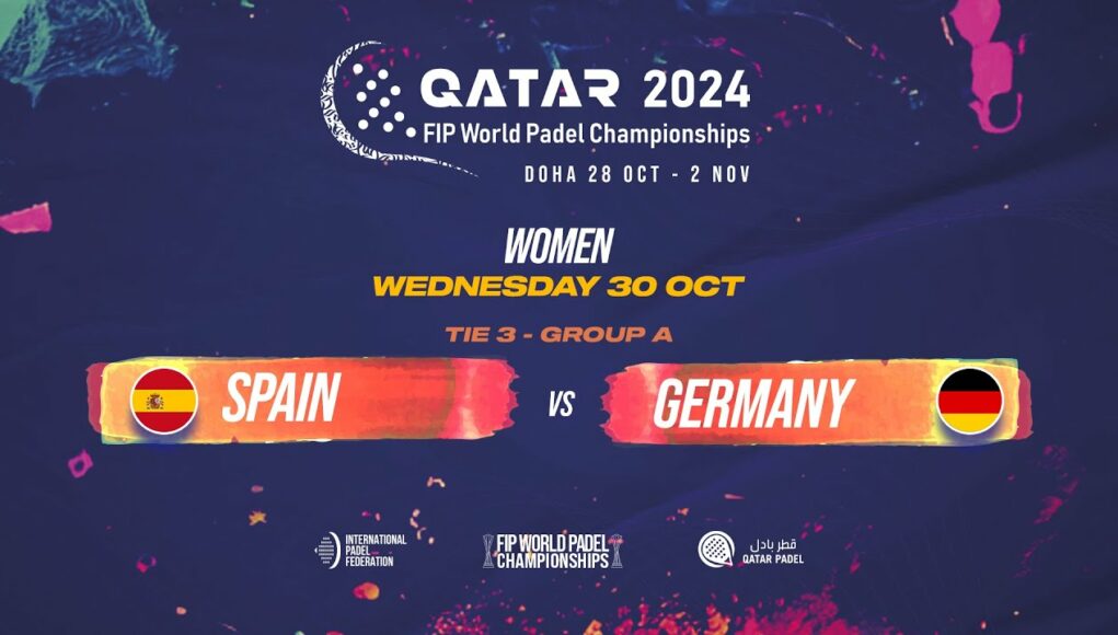 maxresdefault (1) En directo la tercera jornada de la fase de grupos femenina del Mundial de Pádel de Qatar 2024: España vs Alemania