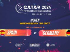 En directo la tercera jornada de la fase de grupos femenina del Mundial de Pádel de Qatar 2024: España vs Alemania En directo la tercera jornada de la fase de grupos femenina del Mundial de Pádel de Qatar 2024: España vs Alemania