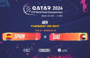 En directo el partido de España ante Emiratos Árabes de la segunda jornada de la fase de grupos masculina del Mundial de Pádel de Qatar 2024