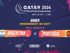 En directo la tercera jornada de la fase de grupos femenina del Mundial de Pádel de Qatar 2024: Argentina vs Portugal En directo la tercera jornada de la fase de grupos femenina del Mundial de Pádel de Qatar 2024: Argentina vs Portugal