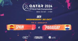 En directo la tercera jornada de la fase de grupos masculina del Mundial de Pádel de Qatar 2024: España vs Paraguay