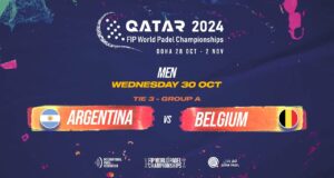 En directo la tercera jornada de la fase de grupos masculina del Mundial de Pádel de Qatar 2024: Argentina vs Bélgica