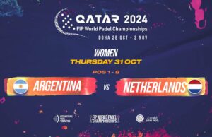 En directo los cuartos de final femeninos del Mundial de Pádel de Qatar 2024: Argentina vs Países Bajos En directo los cuartos de final femeninos del Mundial de Pádel de Qatar 2024: Argentina vs Países Bajos