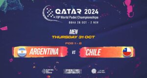 En directo los cuartos de final masculinos del Mundial de Pádel de Qatar 2024: Argentina vs Chile