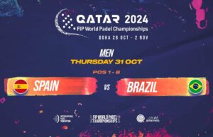 En directo los cuartos de final masculinos del Mundial de Pádel de Qatar 2024: España vs Brasil En directo los cuartos de final masculinos del Mundial de Pádel de Qatar 2024: España vs Brasil
