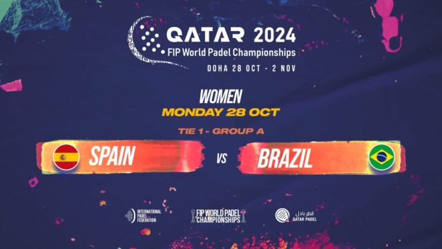 En directo el debut de la selección femenina de España en el Mundial de Pádel de Qatar 2024 ante Brasil En directo el debut de la selección femenina de España en el Mundial de Pádel de Qatar 2024 ante Brasil