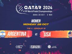 En directo el debut de la selección femenina de Argentina en el Mundial de Pádel de Qatar 2024 ante Estados Unidos