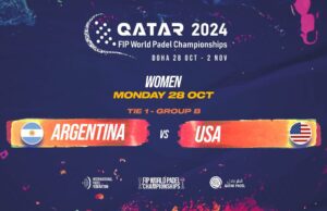 En directo el debut de la selección femenina de Argentina en el Mundial de Pádel de Qatar 2024 ante Estados Unidos En directo el debut de la selección femenina de Argentina en el Mundial de Pádel de Qatar 2024 ante Estados Unidos