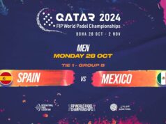 En directo el debut de la selección masculina de España en el Mundial de Pádel de Qatar 2024 ante México