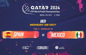 En directo el debut de la selección masculina de España en el Mundial de Pádel de Qatar 2024 ante México
