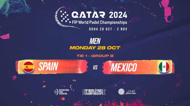 En directo el debut de la selección masculina de España en el Mundial de Pádel de Qatar 2024 ante México En directo el debut de la selección masculina de España en el Mundial de Pádel de Qatar 2024 ante México