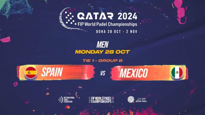 En directo el debut de la selección masculina de España en el Mundial de Pádel de Qatar 2024 ante México En directo el debut de la selección masculina de España en el Mundial de Pádel de Qatar 2024 ante México