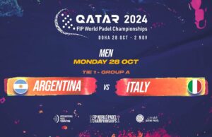 En directo el debut de la selección masculina de Argentina en el Mundial de Pádel de Qatar 2024 ante Italia En directo el debut de la selección masculina de Argentina en el Mundial de Pádel de Qatar 2024 ante Italia