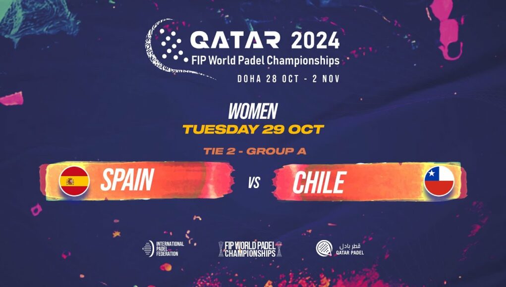 maxresdefault (9) En directo de España contra Chile en la segunda jornada de la fase de grupos femenina del Mundial de Pádel de Qatar 2024 ante Brasil