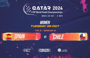 En directo de España contra Chile en la segunda jornada de la fase de grupos femenina del Mundial de Pádel de Qatar 2024 ante Brasil