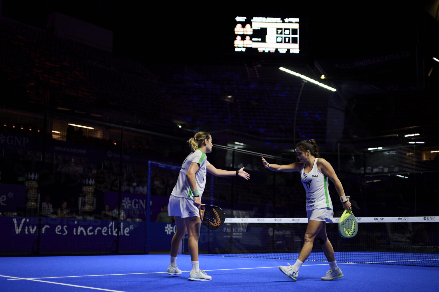 Resultados de los octavos de final femeninos del México Major Premier Padel 2024