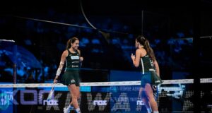 Claudia Fernández y Gemma Triay arrollan a Delfi y Bea y serán las rivales de las número uno en la final del P1 de Kuwait