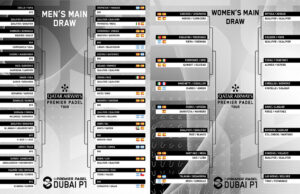 Sorteados los cruces del Dubai Premier Padel P1