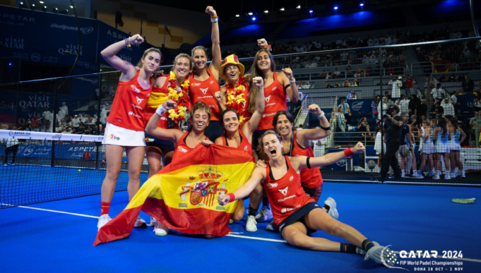 España vence a Argentina y se proclama campeona del Mundial de Pádel de Qatar 2024 en categoría femenina España vence a Argentina y se proclama campeona del Mundial de Pádel de Qatar 2024 en categoría femenina
